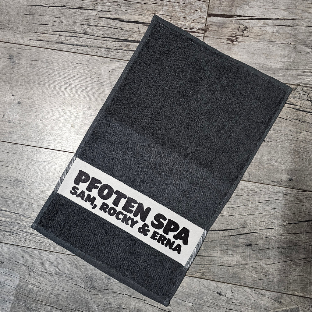 ⭐ Pfoten Spa Handtuch