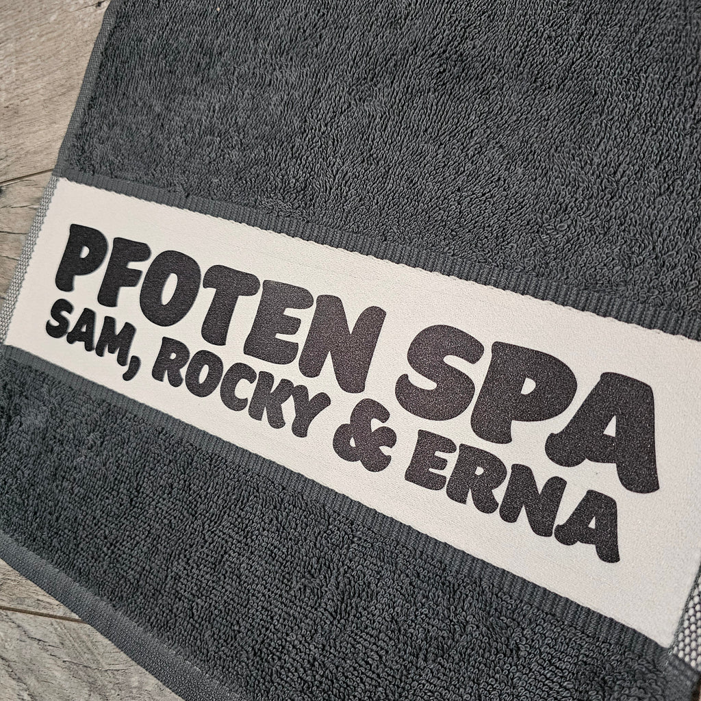 ⭐ Pfoten Spa Handtuch