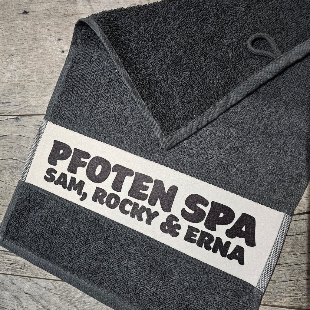 ⭐ Pfoten Spa Handtuch